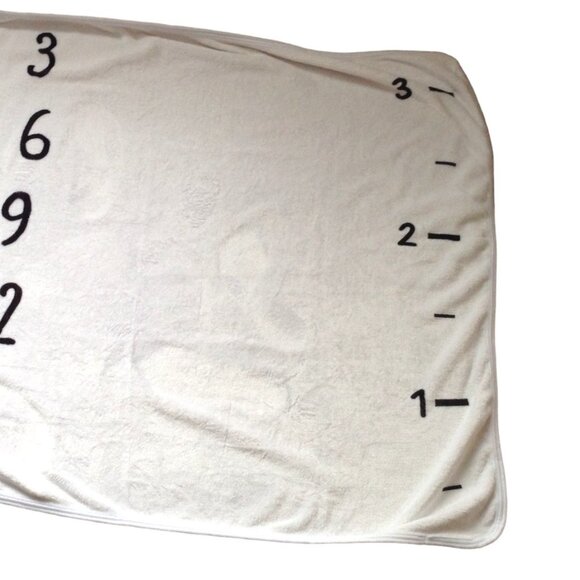 Milestone Baby Blanket Bath Towel Bathtime Monthly  Growth Chart - Picture 3 of 4
